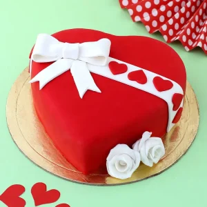 Timeless Romance Fondant Cake